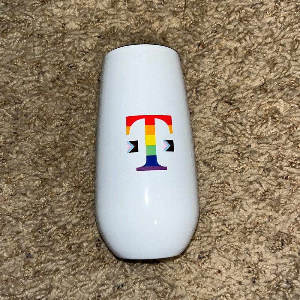 Insulated cup with T